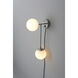 Duo LED 6 inch Satin Nickel Sconce Wall Light